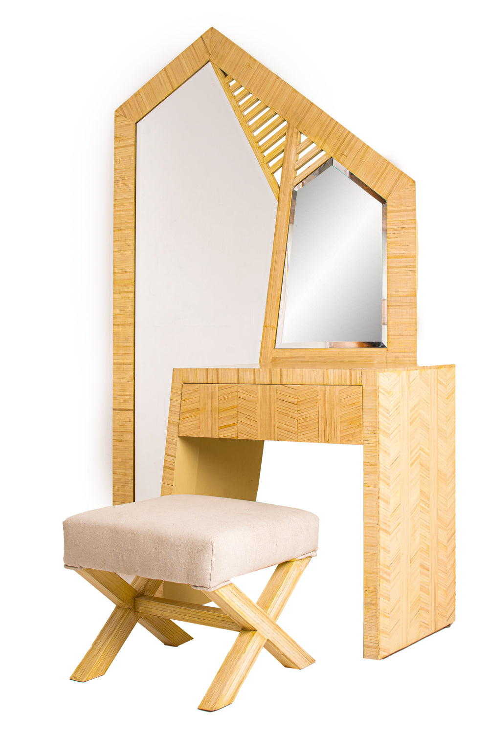 plywood dressing table design ESSENTIAL Floating dressing table with oak drawers
